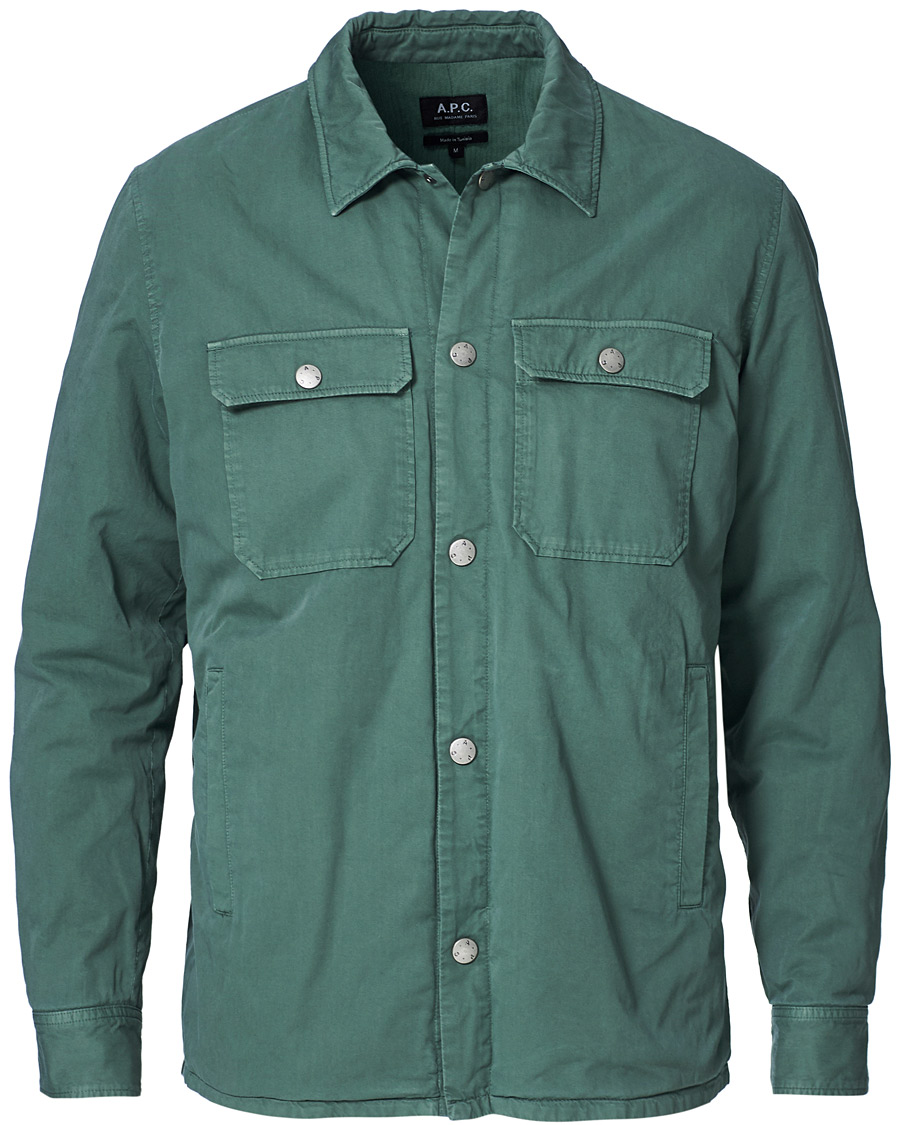 Herre | Jakker | A.P.C. | Chino Cotton Overshirt Military Khaki