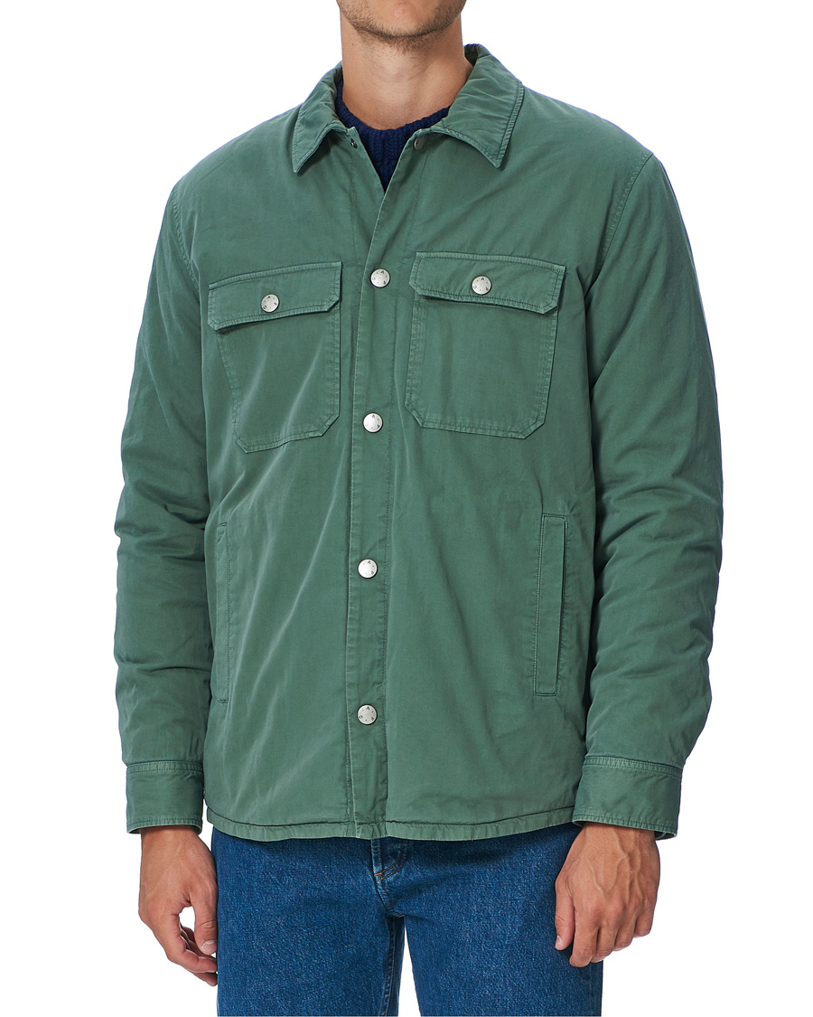 Herre | Jakker | A.P.C. | Chino Cotton Overshirt Military Khaki