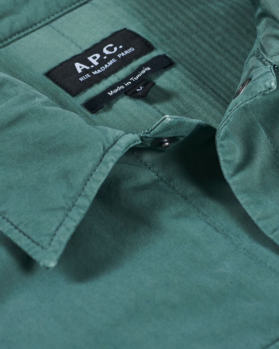 Herre | Jakker | A.P.C. | Chino Cotton Overshirt Military Khaki