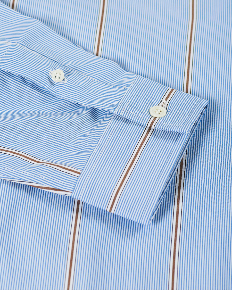Herre | Skjorter | A.P.C. | Anthony Striped Shirt Light Blue