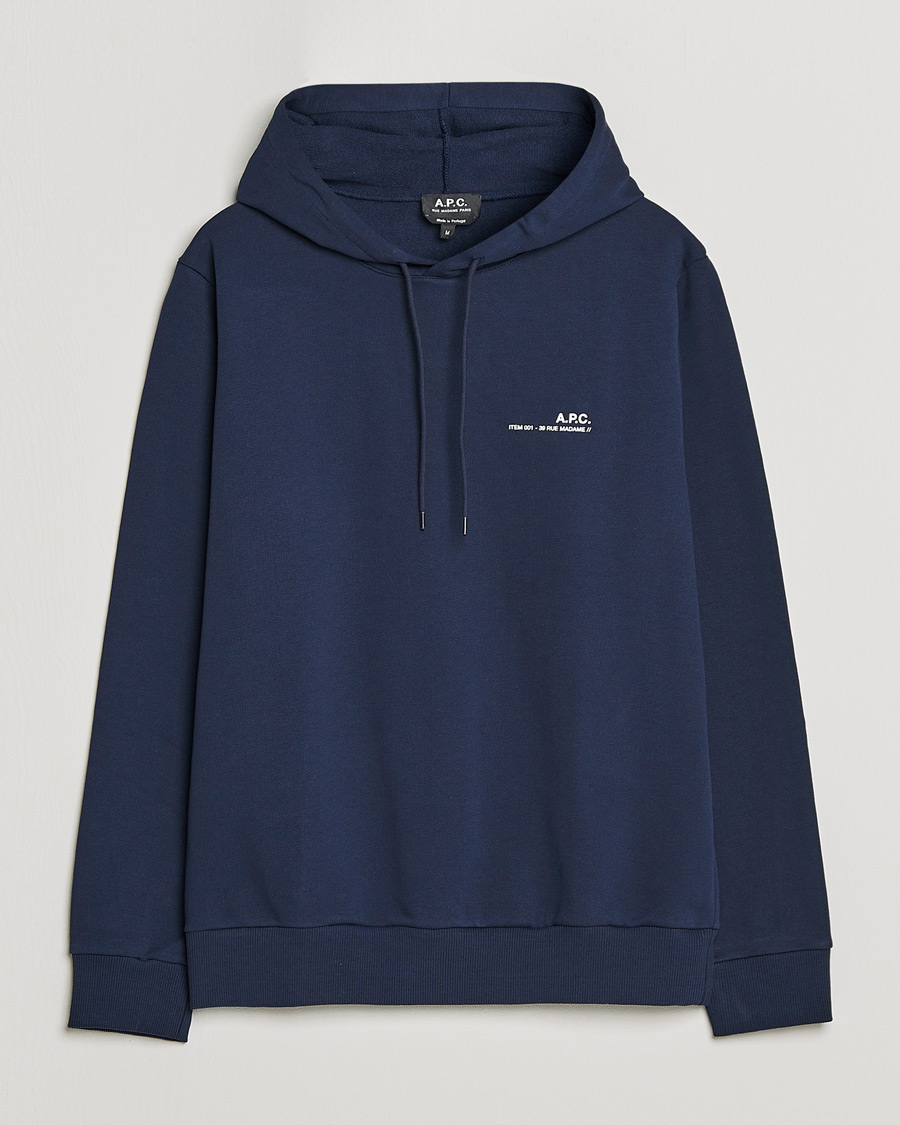 Herre | Gensere | A.P.C. | Item Hoodie Navy