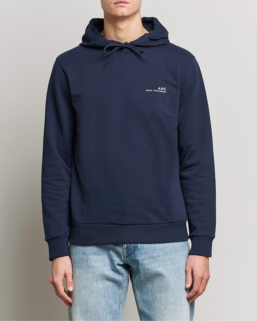 Herre | Gensere | A.P.C. | Item Hoodie Navy