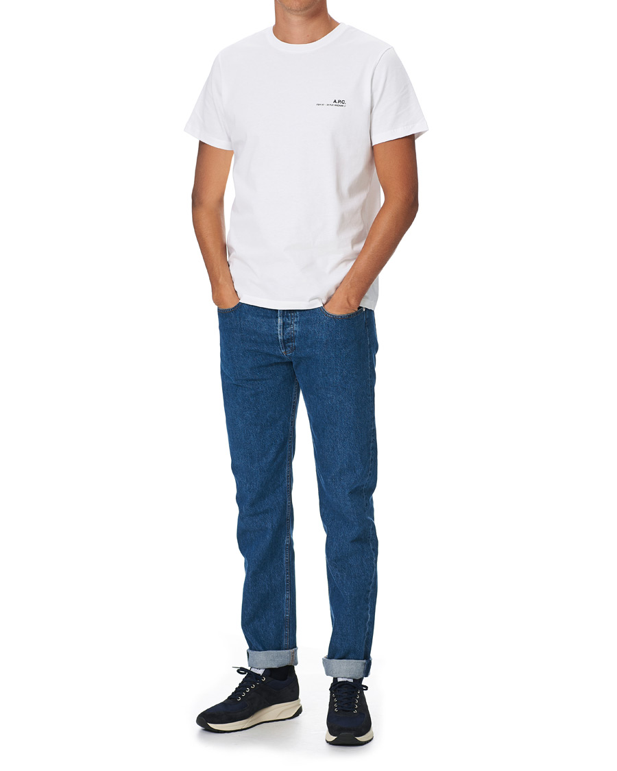 Herre | | A.P.C. | Item Short Sleeve T-Shirt White