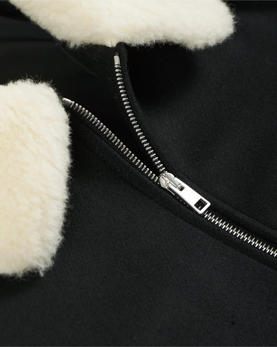 Herre | Jakker | A.P.C. | Ben Shearling Bomber Jacket Black