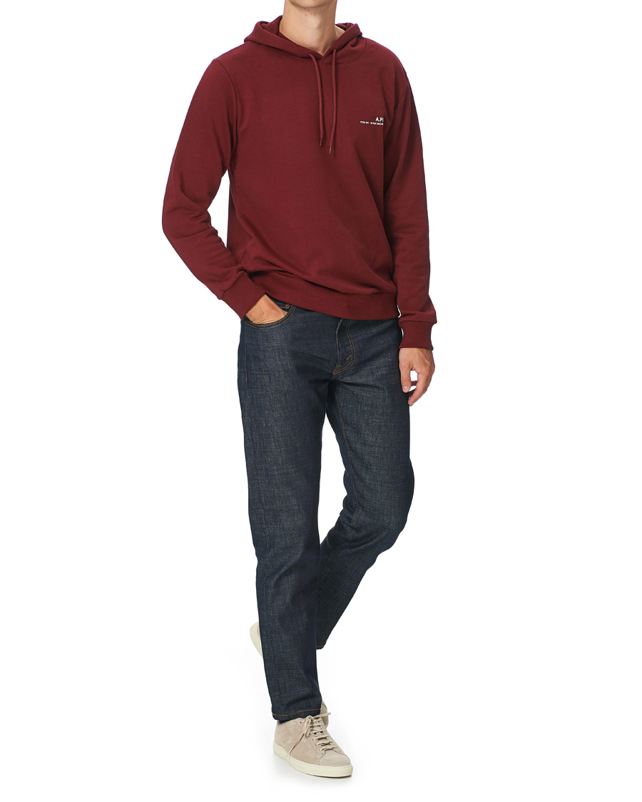 Herre | Gensere | A.P.C. | Item Hoodie Burgundy