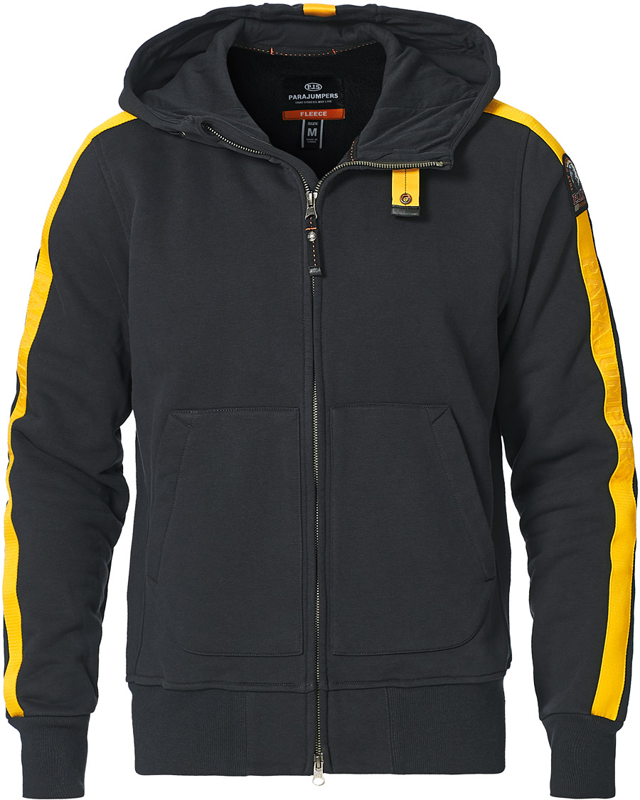 Herre | Gensere | Parajumpers | Aldrin Full-Zip Hoodie Black