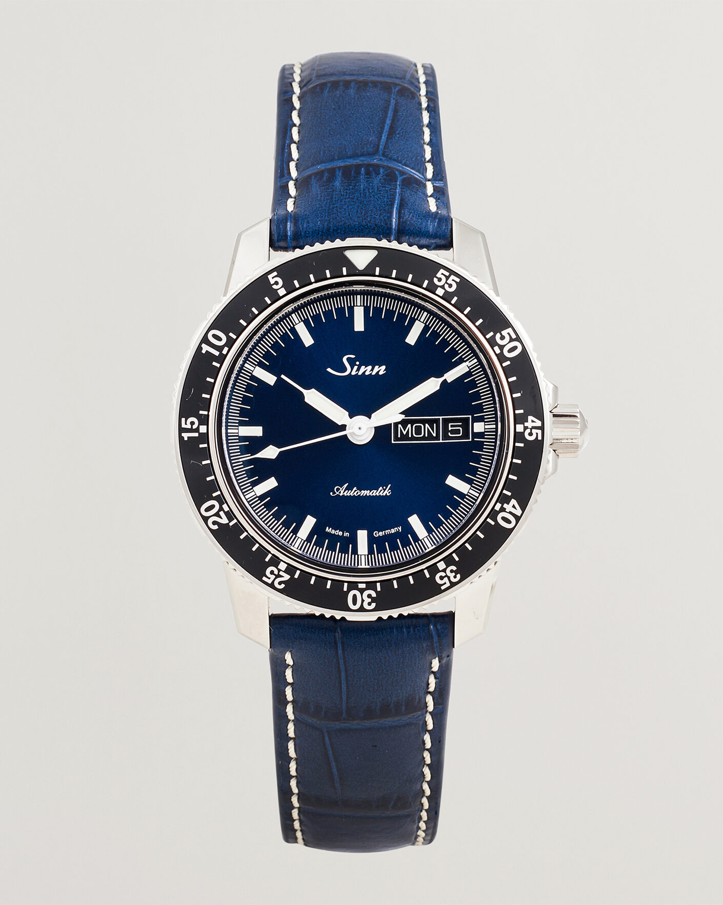 Herre | Sinn 104 I B Pilot Watch 41mm Leather Strap Dark Blue | Sinn | 104 I B Pilot Watch 41mm Leather Strap Dark Blue