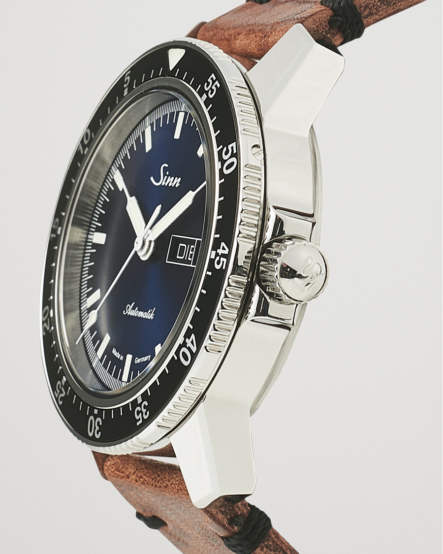 Herre | Sinn 104 I B Pilot Watch 41mm Leather Strap Dark Blue | Sinn | 104 I B Pilot Watch 41mm Leather Strap Dark Blue