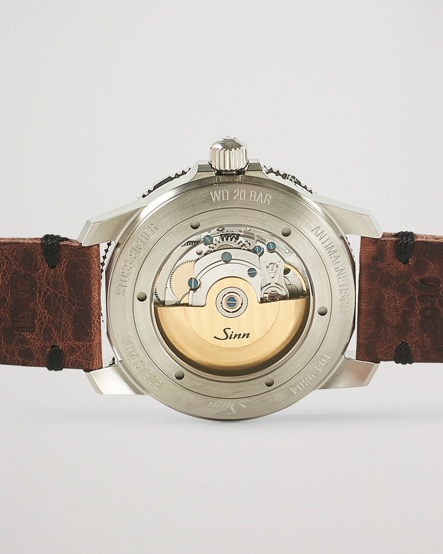 Herre | Sinn 104 I B Pilot Watch 41mm Leather Strap Dark Blue | Sinn | 104 I B Pilot Watch 41mm Leather Strap Dark Blue