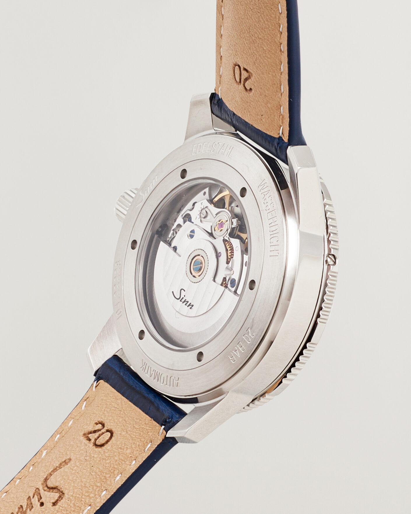 Herre | Sinn 104 I B Pilot Watch 41mm Leather Strap Dark Blue | Sinn | 104 I B Pilot Watch 41mm Leather Strap Dark Blue