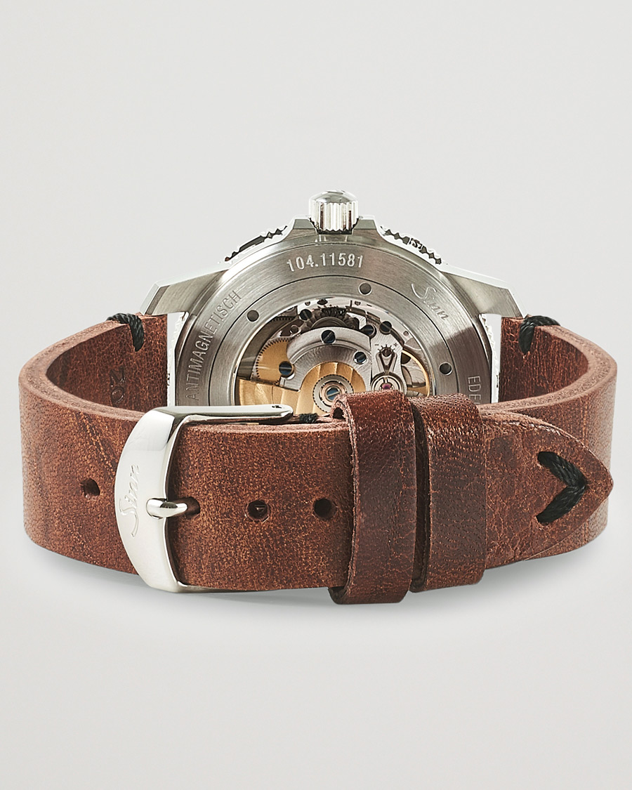 Herre | Sinn 104 I W Pilot Watch 41mm Leather Strap White | Sinn | 104 I W Pilot Watch 41mm Leather Strap White