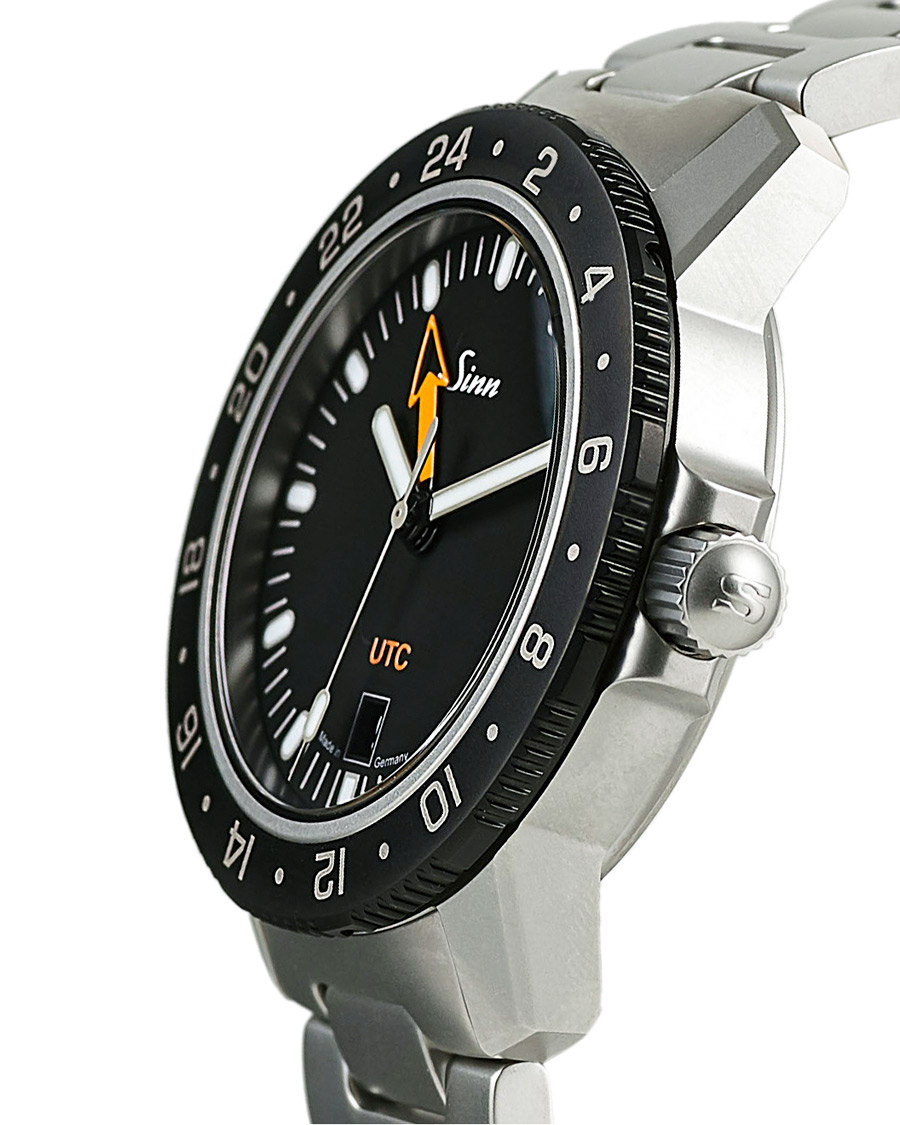 Herre | Sinn 105 UTC Sport Watch 41mm Black | Sinn | 105 UTC Sport Watch 41mm Black