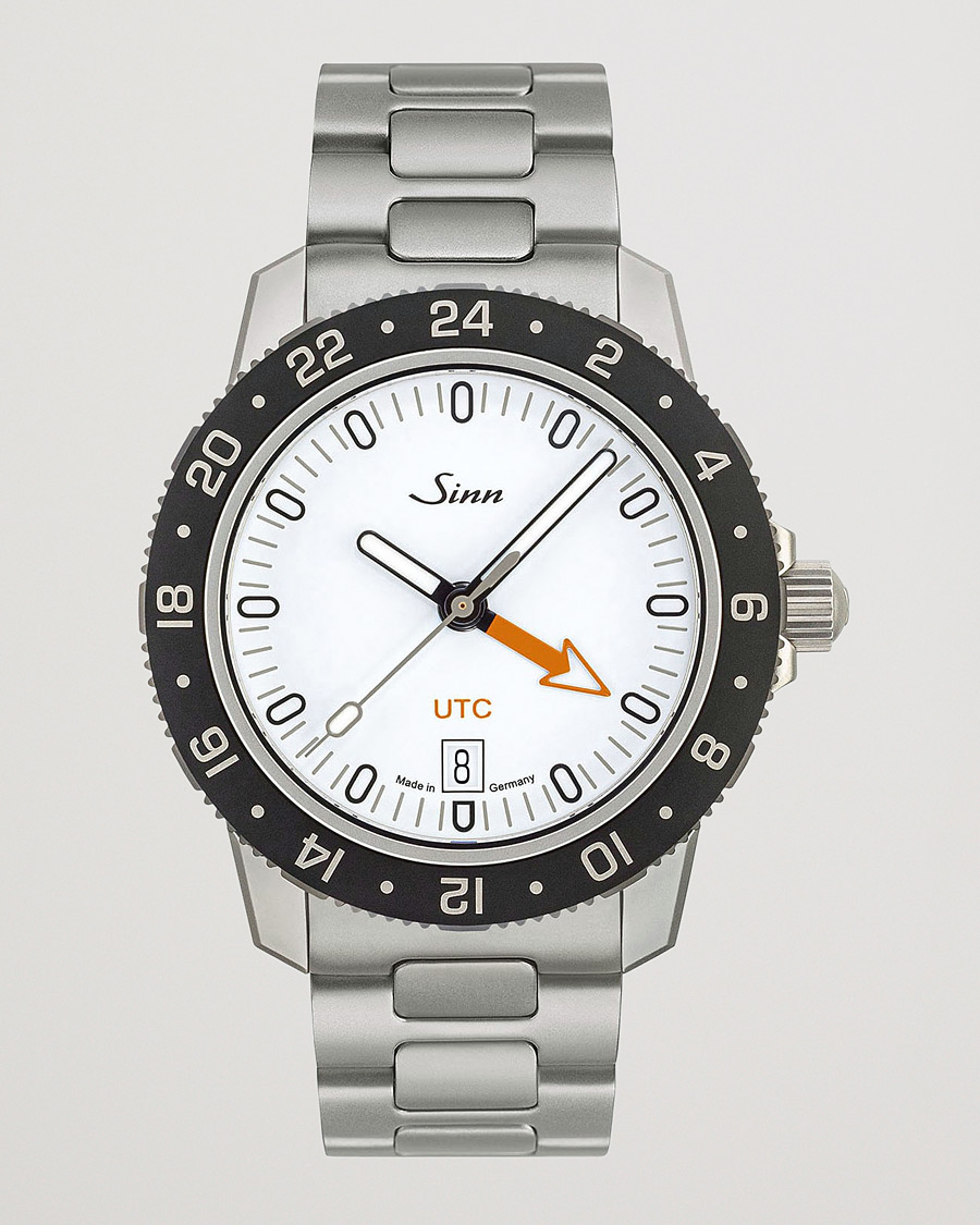 Herre | Sinn 105 UTC Sport Watch 41mm White | Sinn | 105 UTC Sport Watch 41mm White