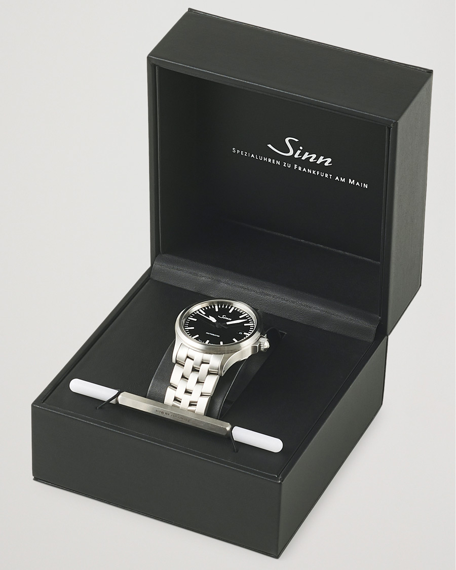 Herre | Fine watches | Sinn | 556 Date Stainless Steel Watch 38,5mm Black