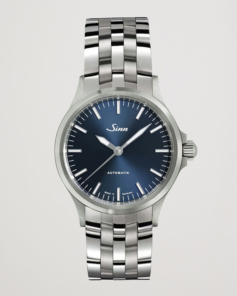 Herre | Sinn 556 Stainless Steel Watch 38,5mm Blue | Sinn | 556 Stainless Steel Watch 38,5mm Blue