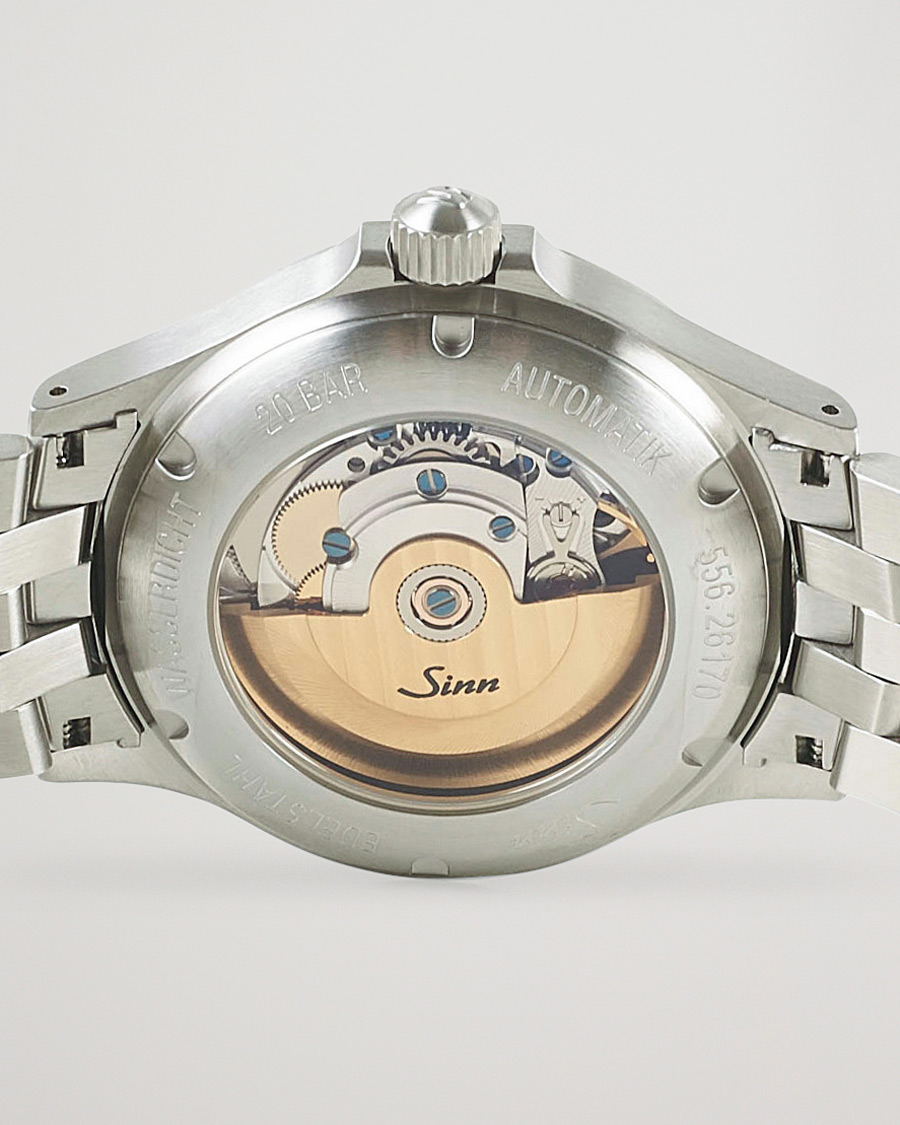 Herre | Sinn 556 Stainless Steel Watch 38,5mm Blue | Sinn | 556 Stainless Steel Watch 38,5mm Blue