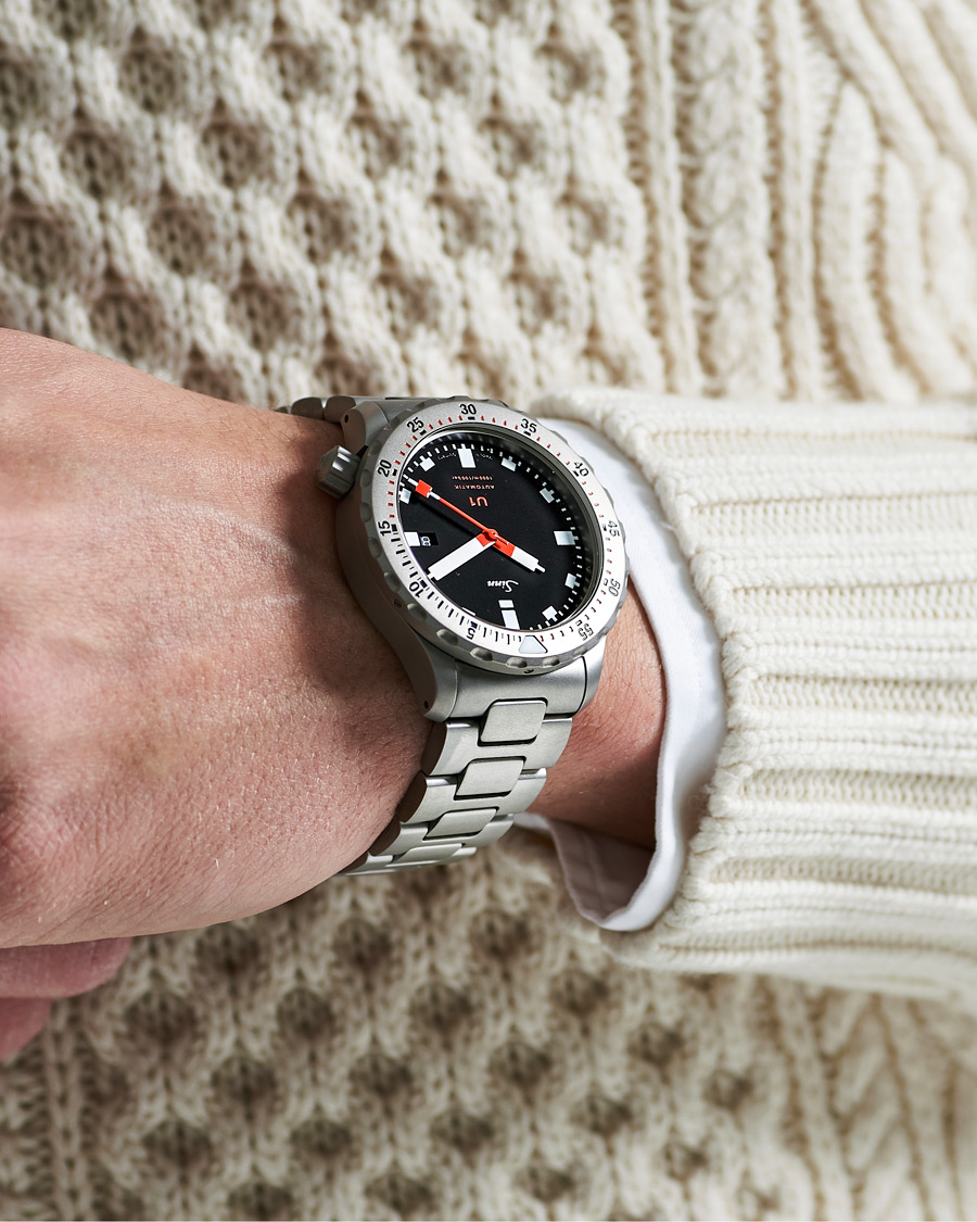 Herre | Sinn U1 Diving Watch 44mm Black | Sinn | U1 Diving Watch 44mm Black