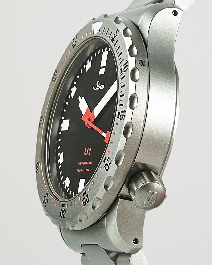 Herre | Sinn U1 Diving Watch 44mm Black | Sinn | U1 Diving Watch 44mm Black