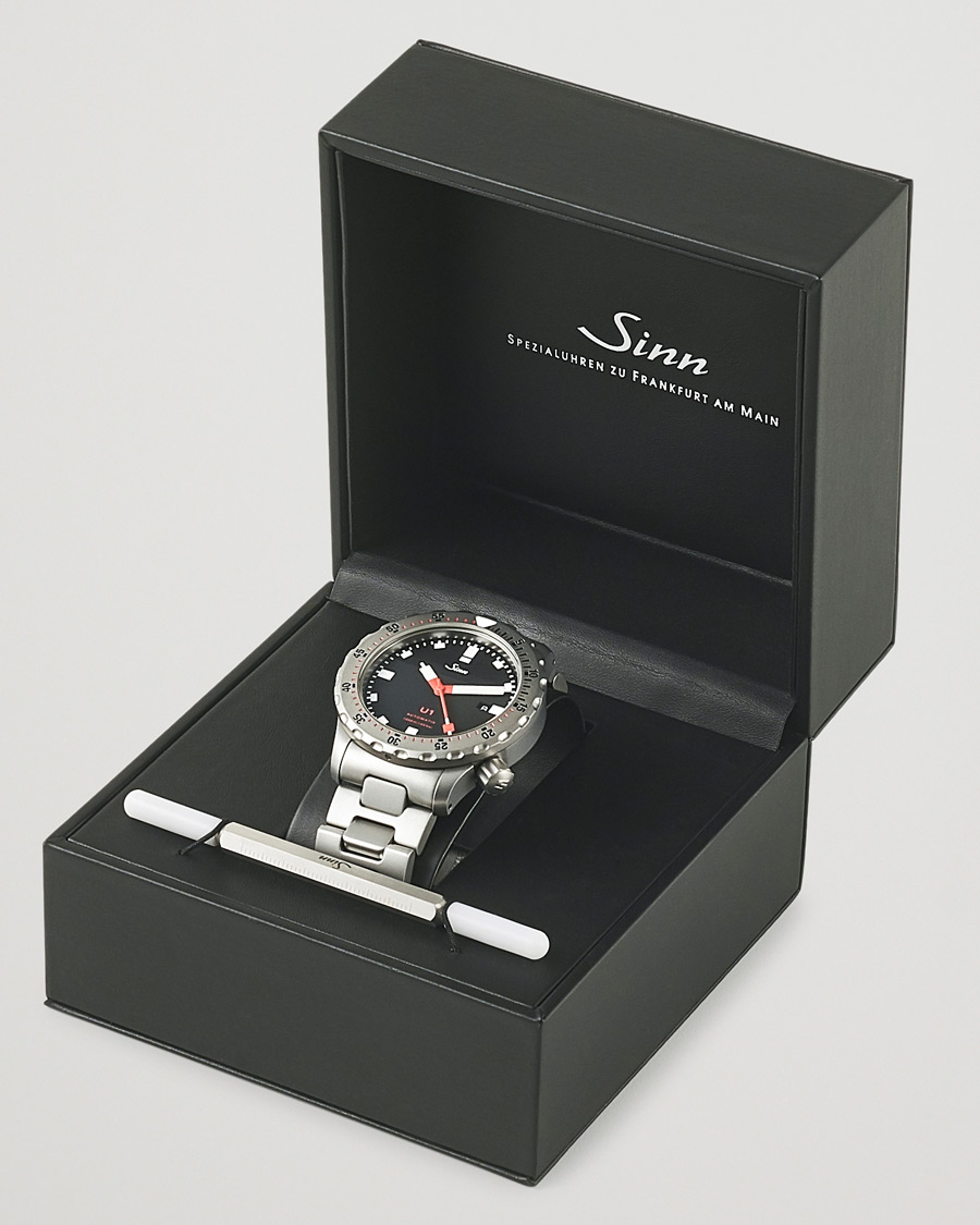 Herre | Sinn U1 Diving Watch 44mm Black | Sinn | U1 Diving Watch 44mm Black