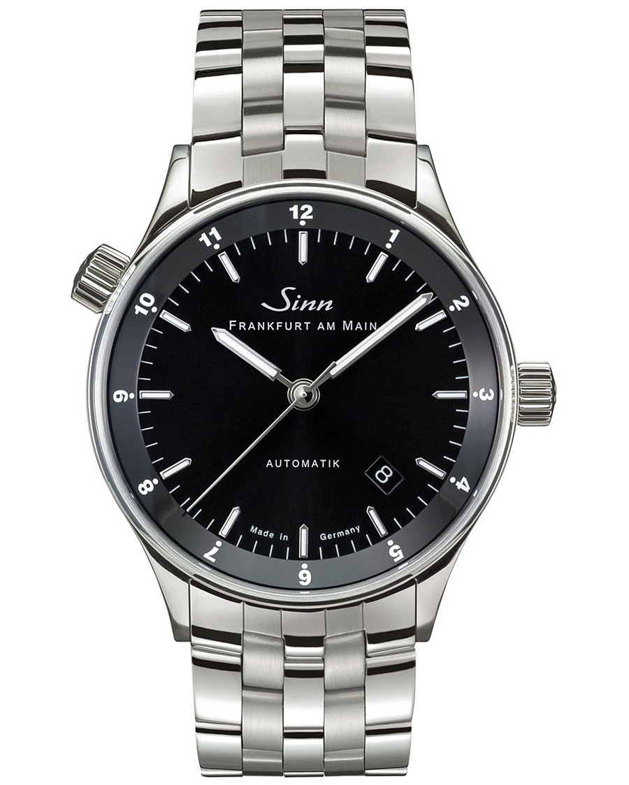 Herre | Sinn 6068 Financial District Watch 38,5mm Black | Sinn | 6068 Financial District Watch 38,5mm Black