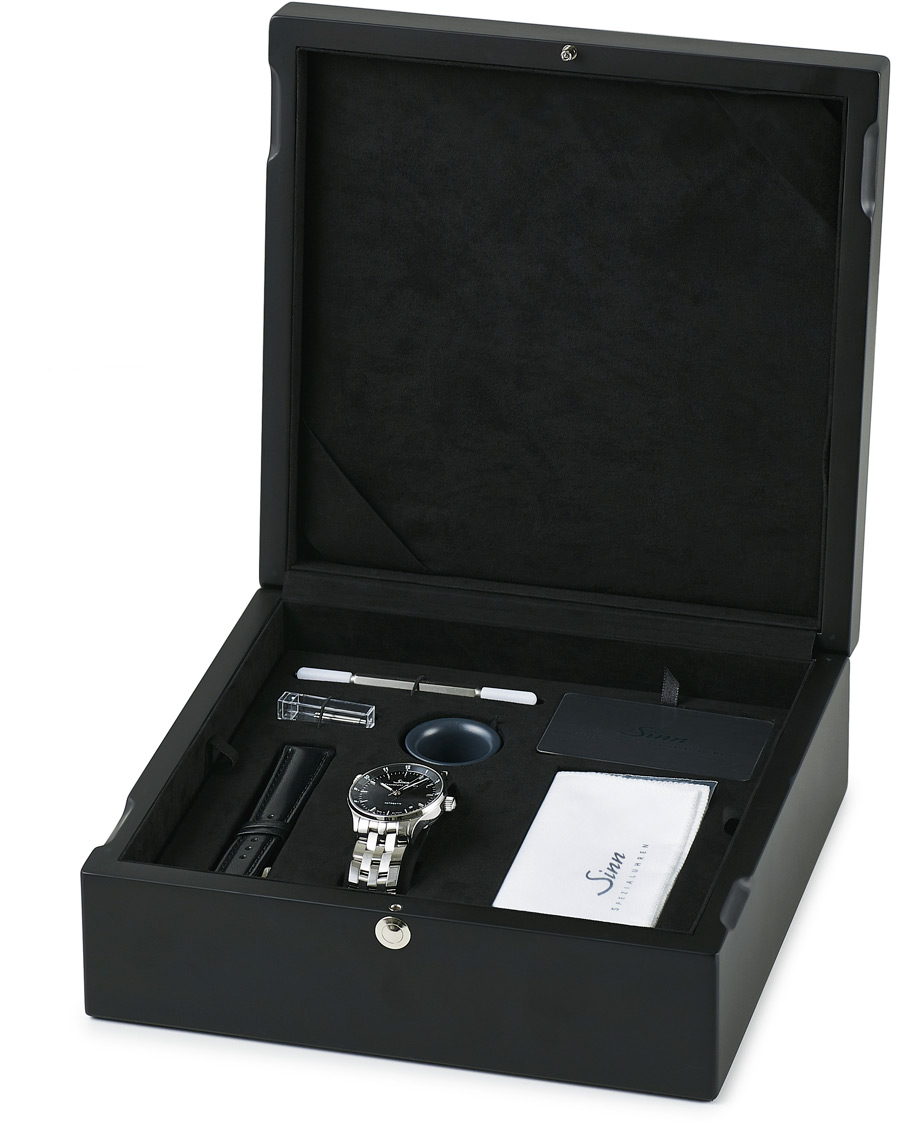 Herre | Sinn 6068 Financial District Watch 38,5mm Black | Sinn | 6068 Financial District Watch 38,5mm Black