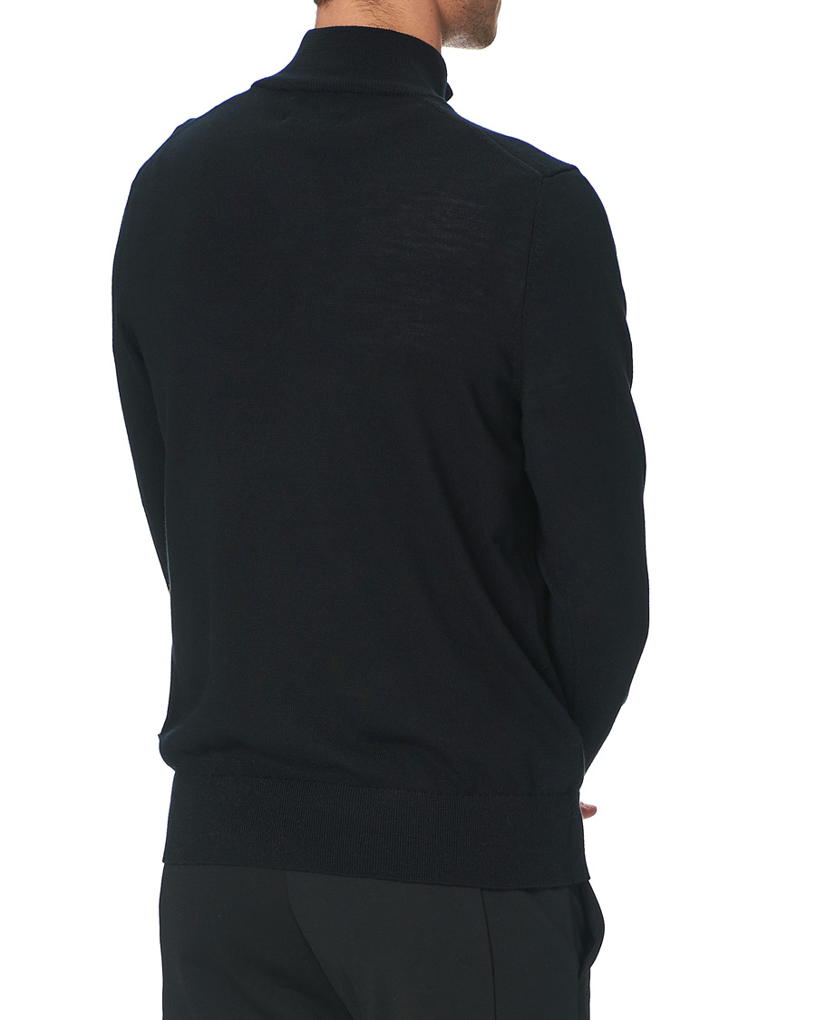 Herre | Gensere | Calvin Klein | Superior Wool Half Zip Sweater Black