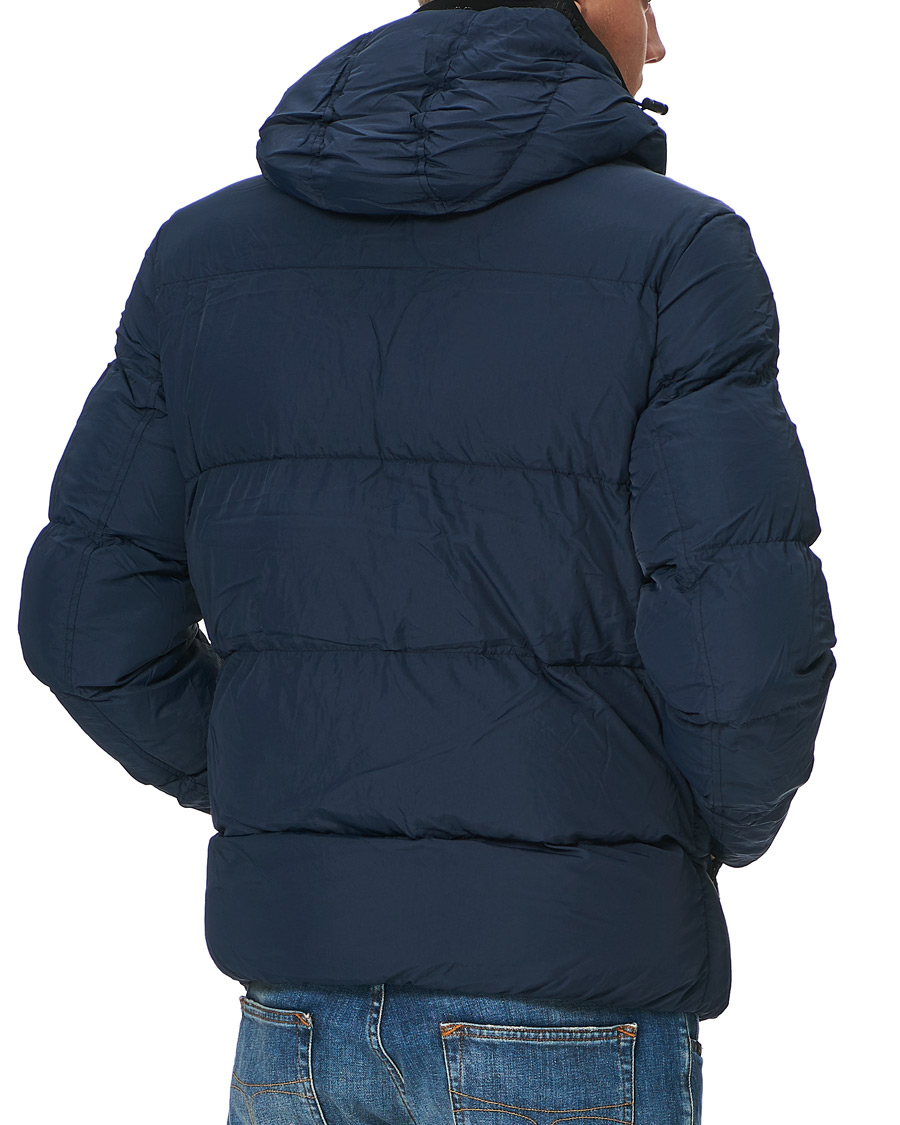 Herre | Jakker | Calvin Klein | Crinkle Nylon Puffer Jacket Navy