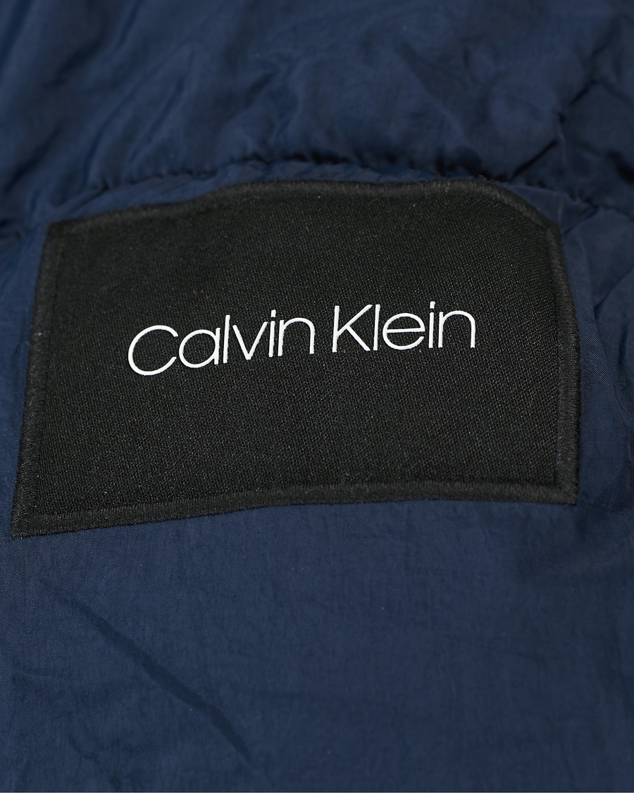 Herre | Jakker | Calvin Klein | Crinkle Nylon Puffer Jacket Navy