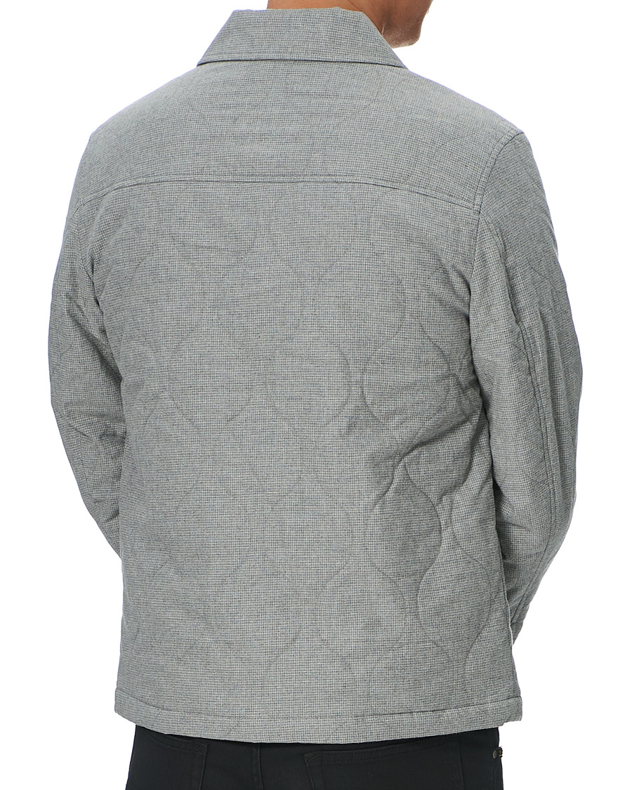 Herre | Jakker | Calvin Klein | Two Tone Light Padded Shirt Jacket Grey Heather