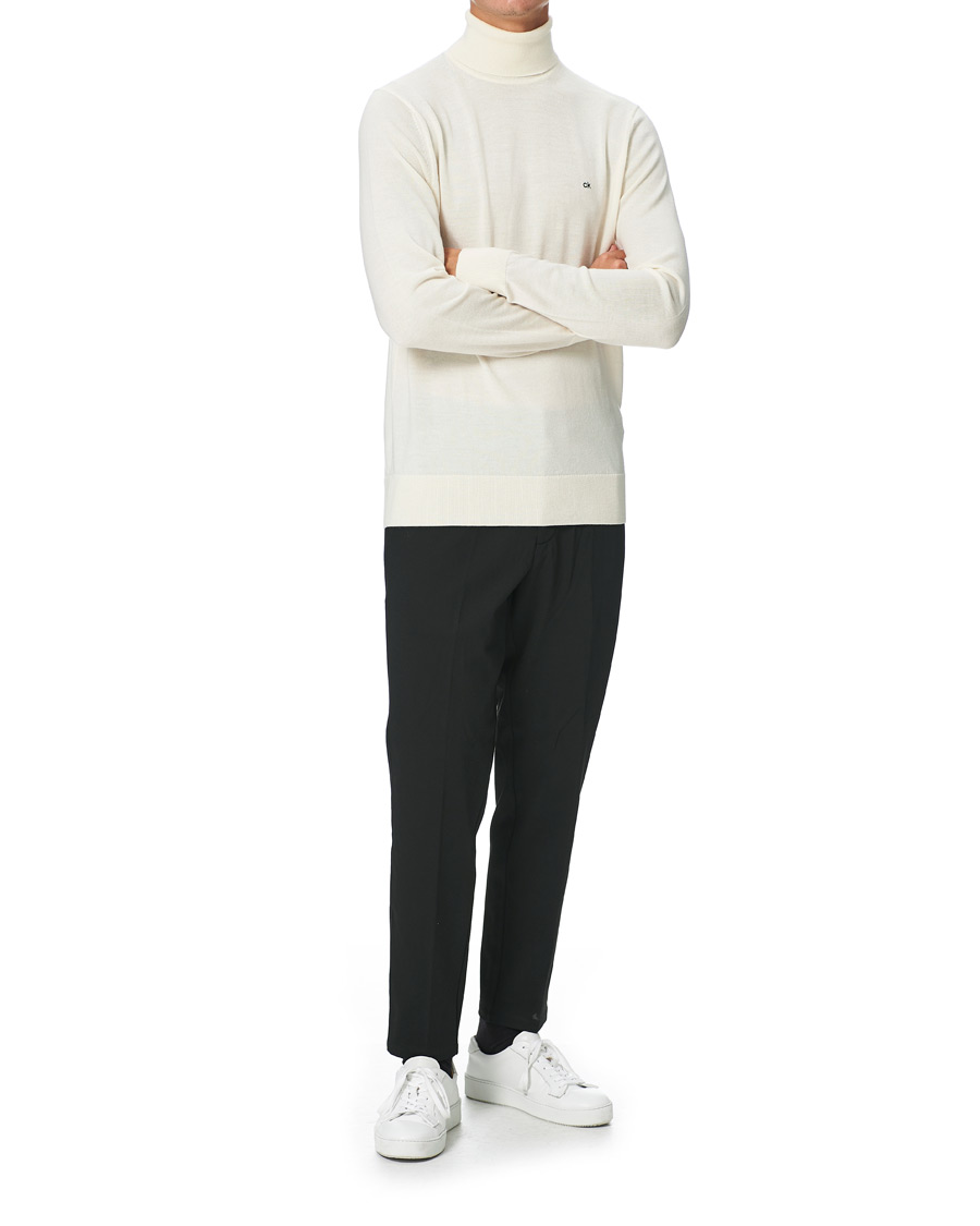 Herre | Bukser | Calvin Klein | Tapered Fit Jersey Hybrid Pants Black