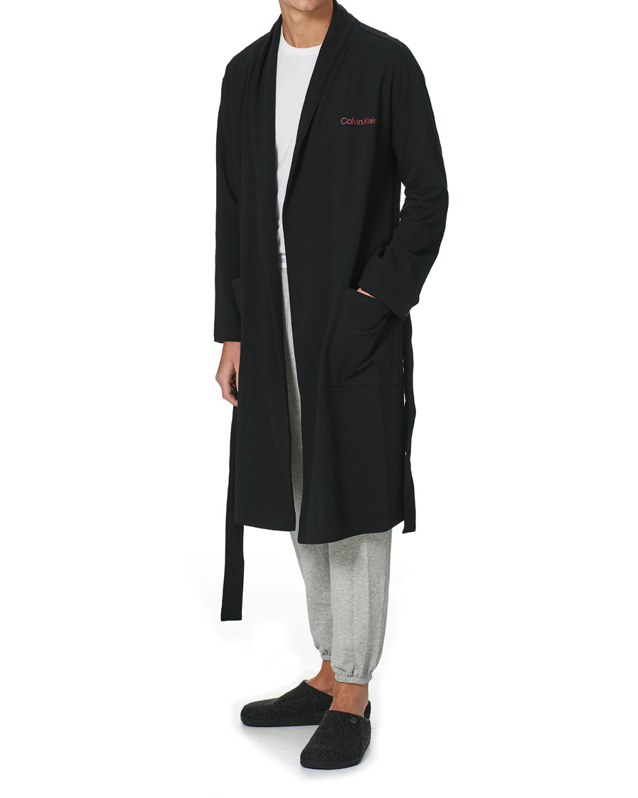 Herre | Pyjamaser og badekåper | Calvin Klein | Loungwear Robe Black
