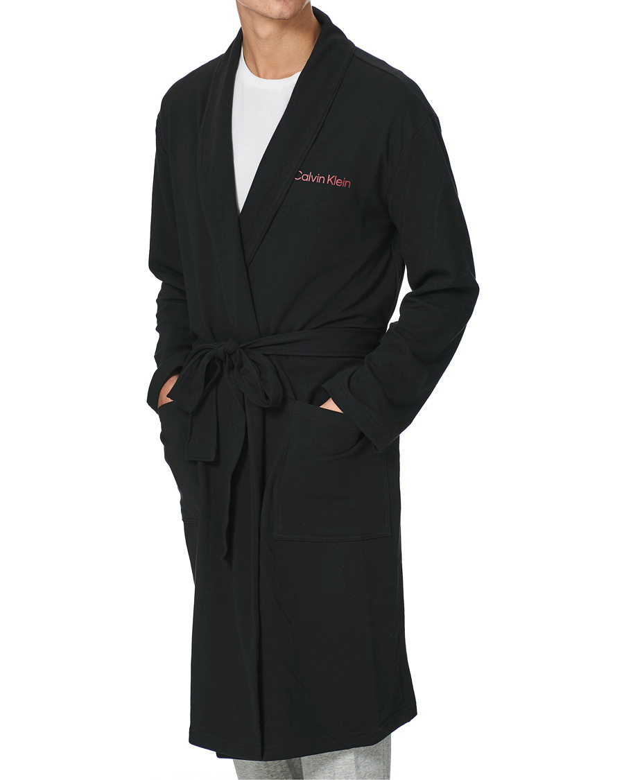 Herre | Pyjamaser og badekåper | Calvin Klein | Loungwear Robe Black