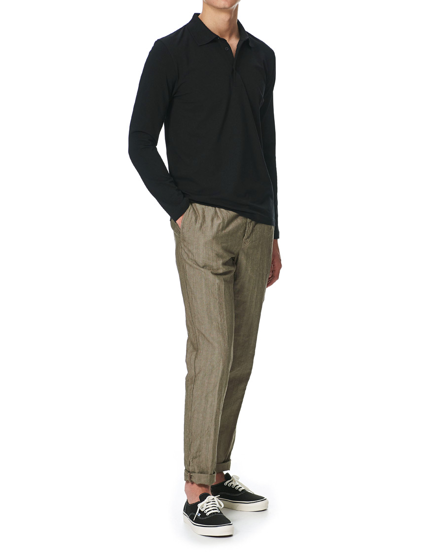 Herre | Gensere | Filippa K | Luke Lycra Poloshirt Black
