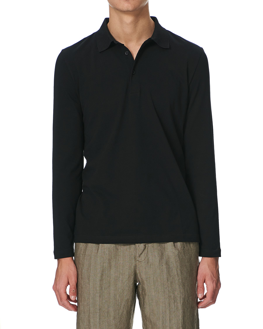 Herre | Gensere | Filippa K | Luke Lycra Poloshirt Black