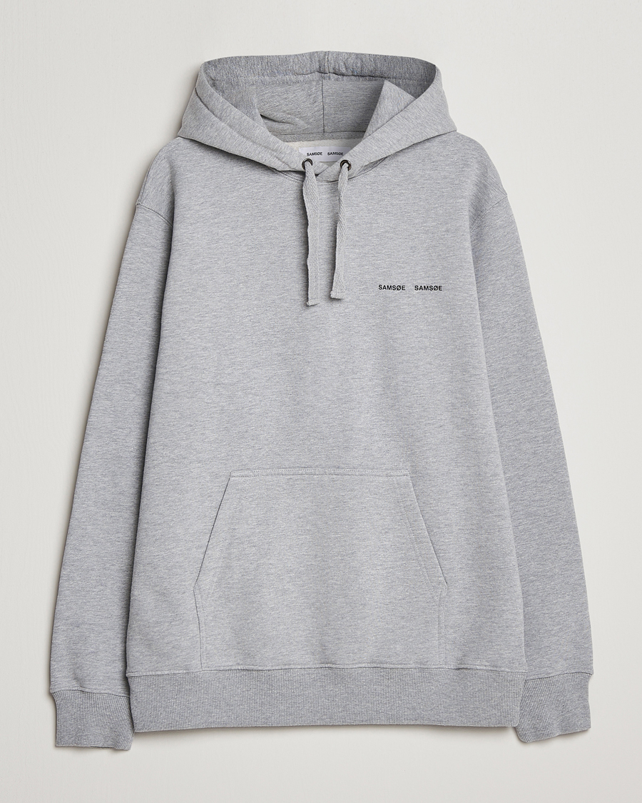 Herre | Gensere | Samsøe Samsøe | Norsbro Hoodie Grey Melange