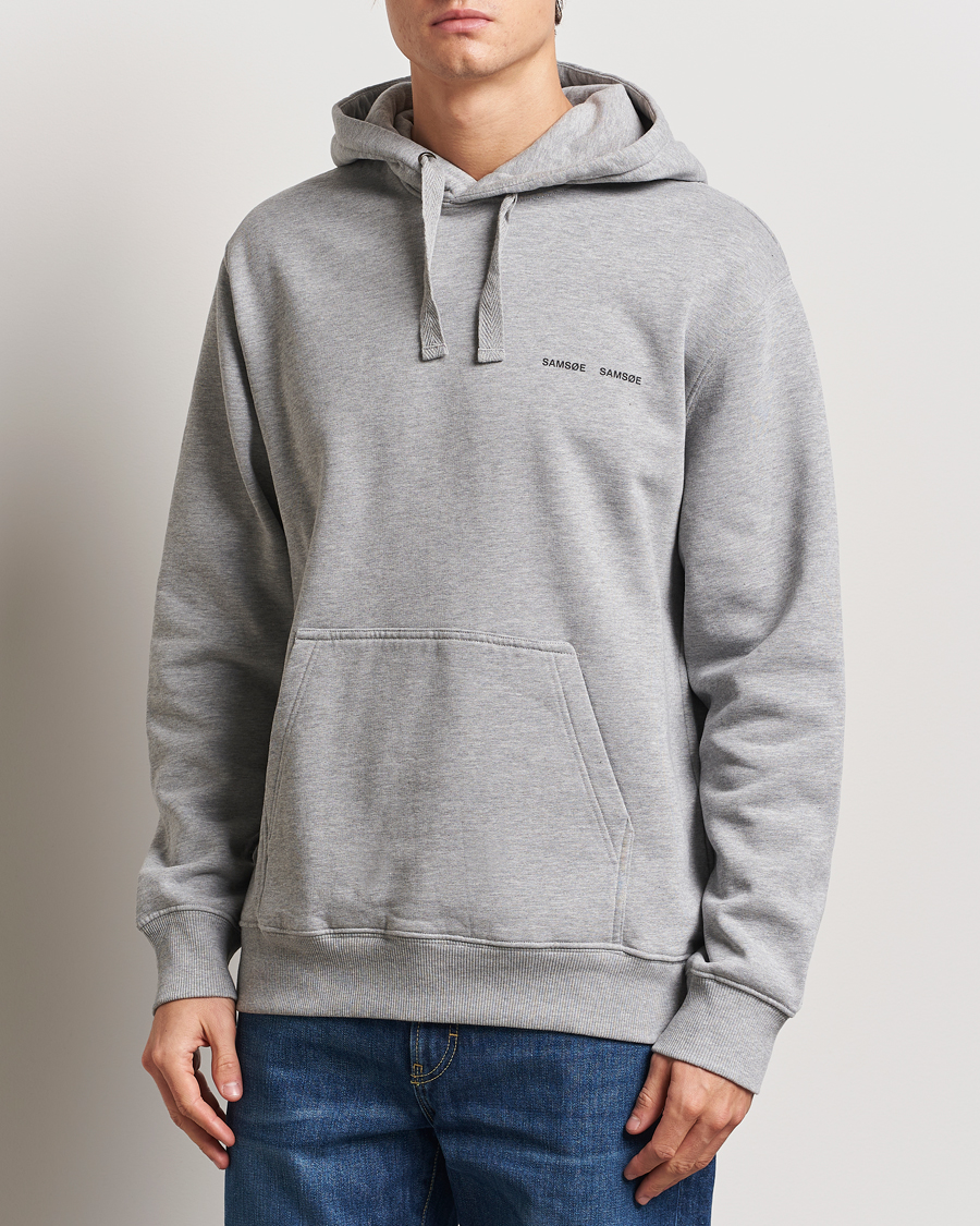 Herre | Tøj | Samsøe Samsøe | Norsbro Hoodie Grey Melange