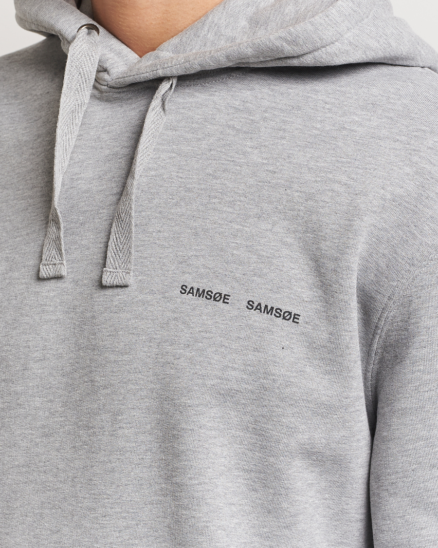 Herre | Gensere | Samsøe Samsøe | Norsbro Hoodie Grey Melange