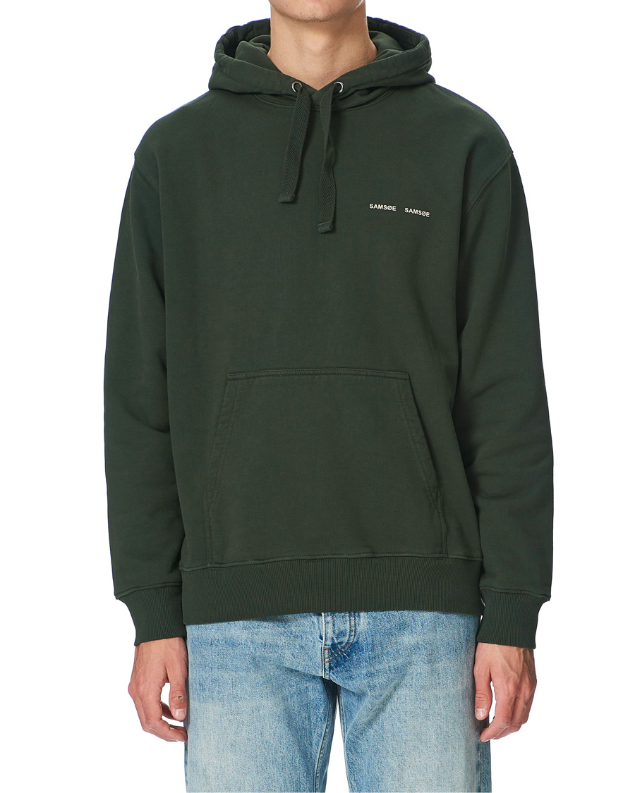 Herre | Gensere | Samsøe Samsøe | Samsøe & Samsøe Norsbro Hoodie Kambu Green