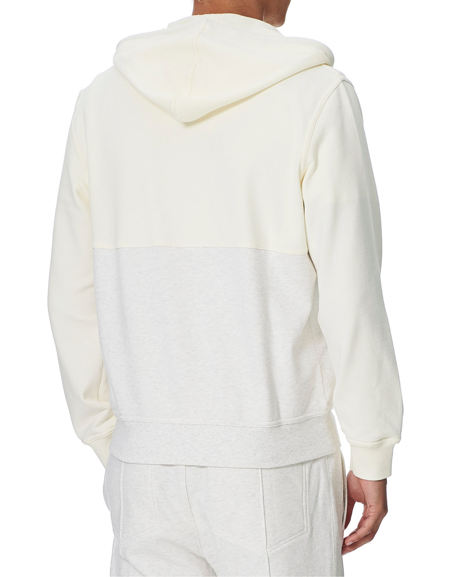Herre | Gensere | Brunello Cucinelli | Soft Fleece Cotton Zip Sweater Off White