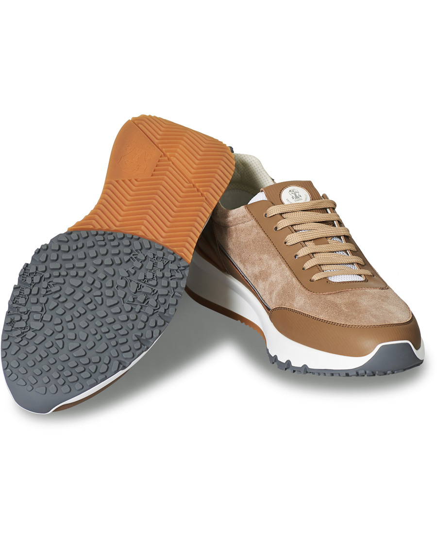 Herre | Brunello Cucinelli Running Sneaker Beige Suede | Brunello Cucinelli | Running Sneaker Beige Suede