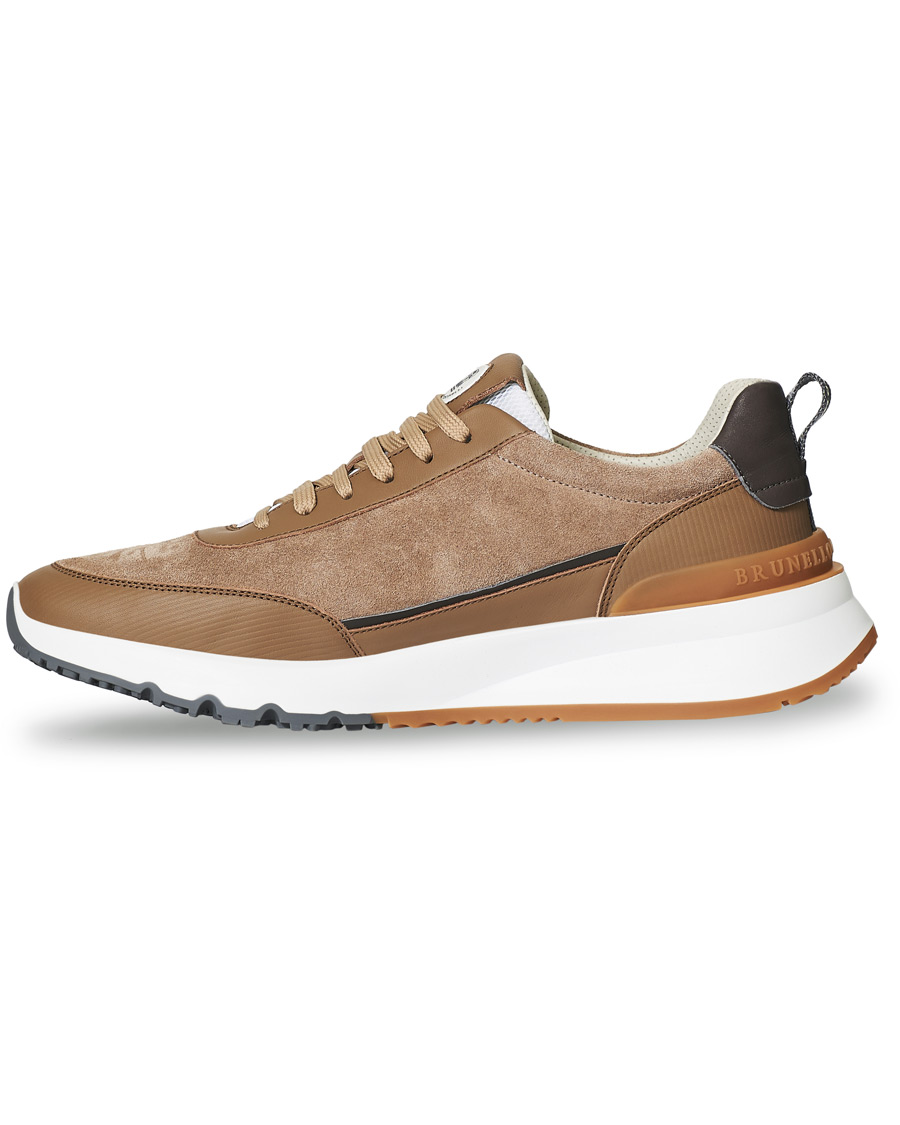 Herre | Brunello Cucinelli Running Sneaker Beige Suede | Brunello Cucinelli | Running Sneaker Beige Suede