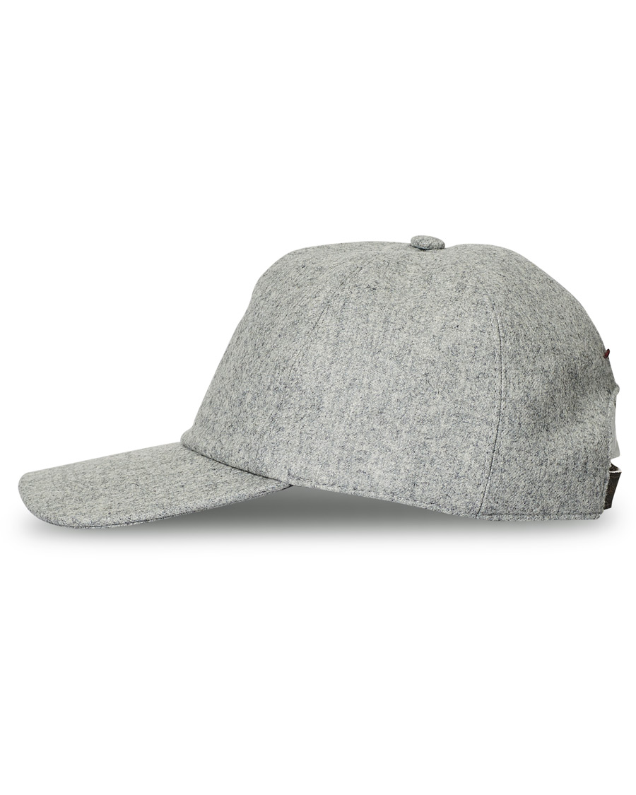 Herre | Brunello Cucinelli Baseball Cap Light Grey | Brunello Cucinelli | Baseball Cap Light Grey