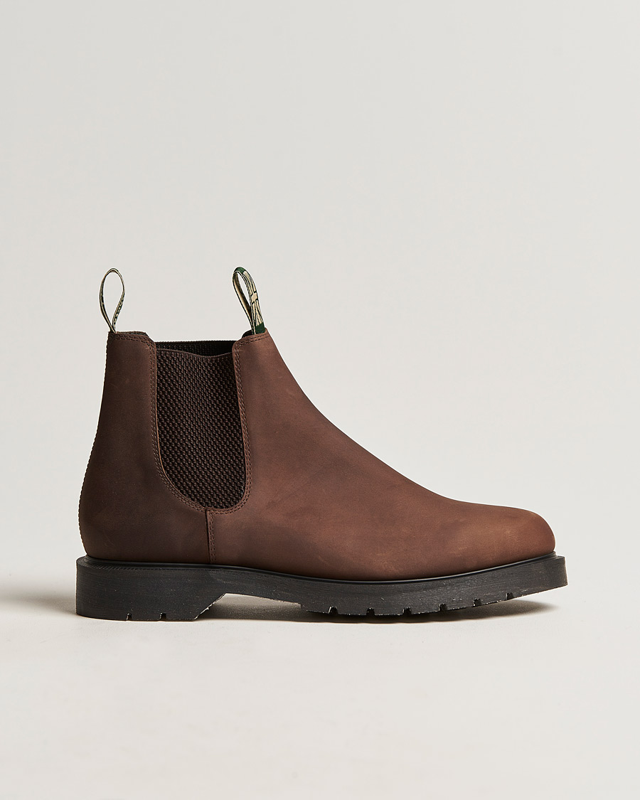 Herre | | Loake Shoemakers | Loake 1880 Mccauley Heat Sealed Chelsea Brown Nubuck