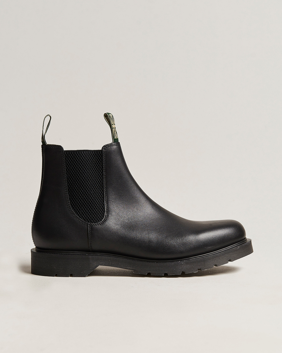 Herre |  | Loake Shoemakers | Loake 1880 Mccauley Heat Sealed Chelsea Black Leather
