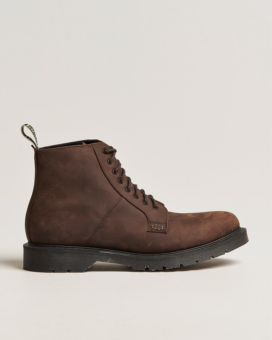Herre | Støvler | Loake Shoemakers | Niro Heat Sealed Laced Boot Brown Nubuck