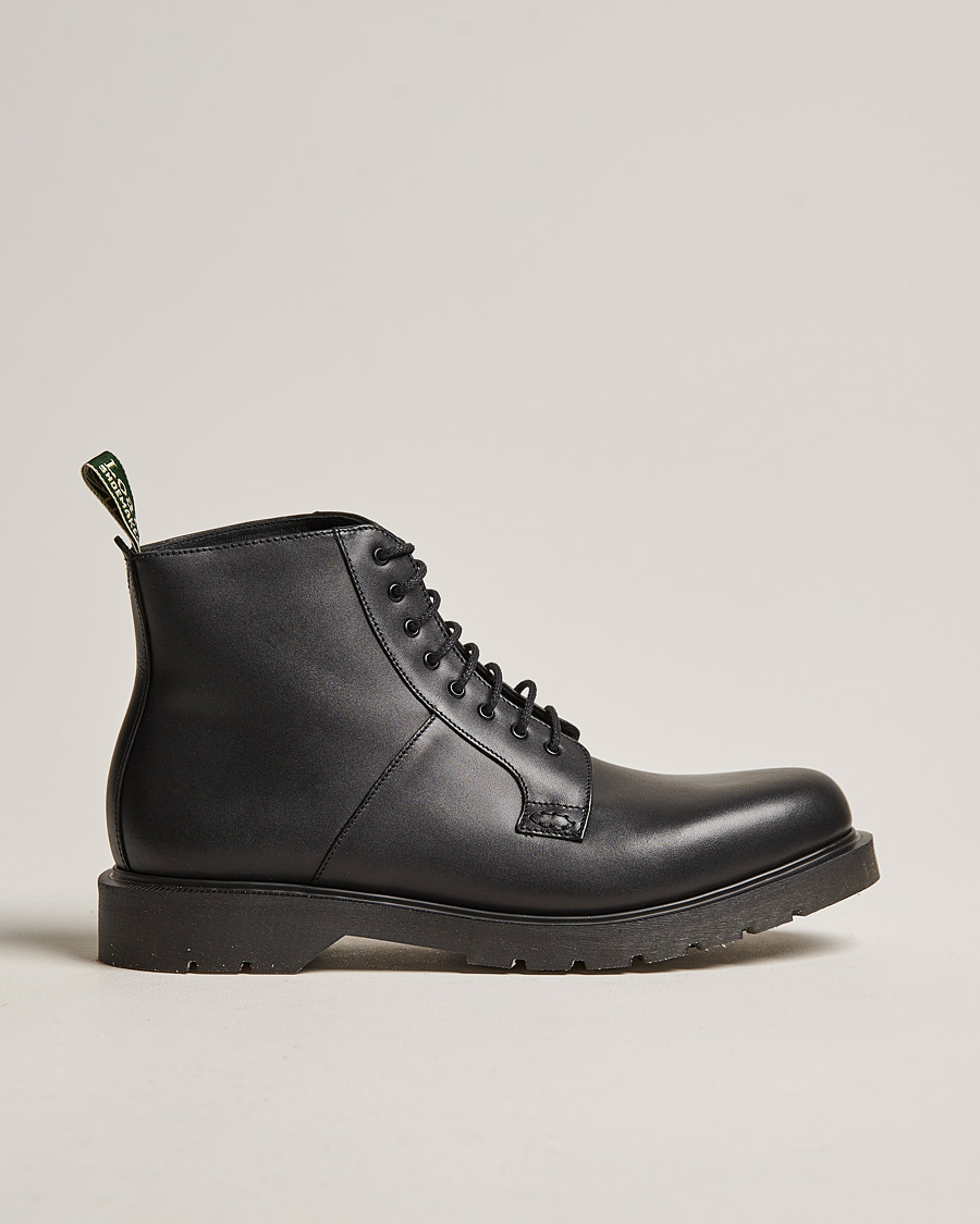 Herre |  | Loake Shoemakers | Niro Heat Sealed Laced Boot Black Leather