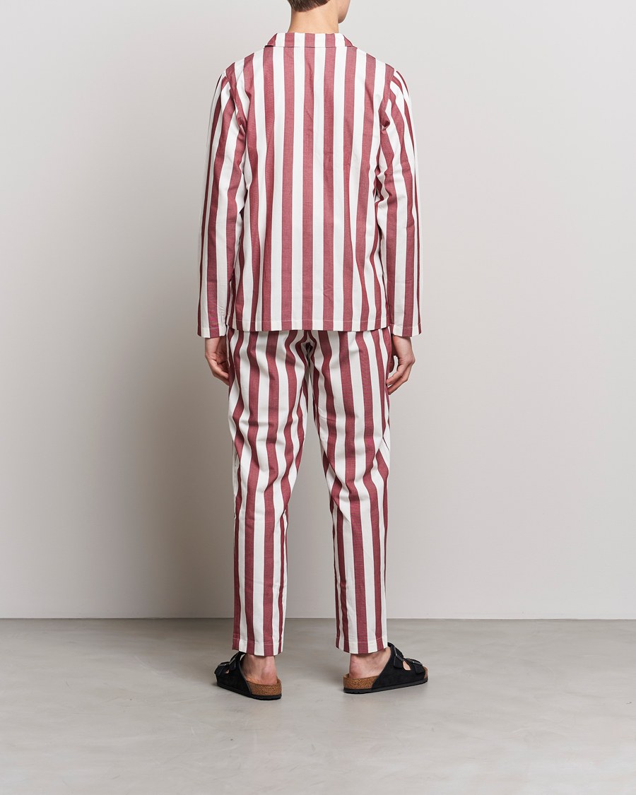 Herre | Pyjamaser og badekåper | Nufferton | Uno Striped Pyjama Set Red/White