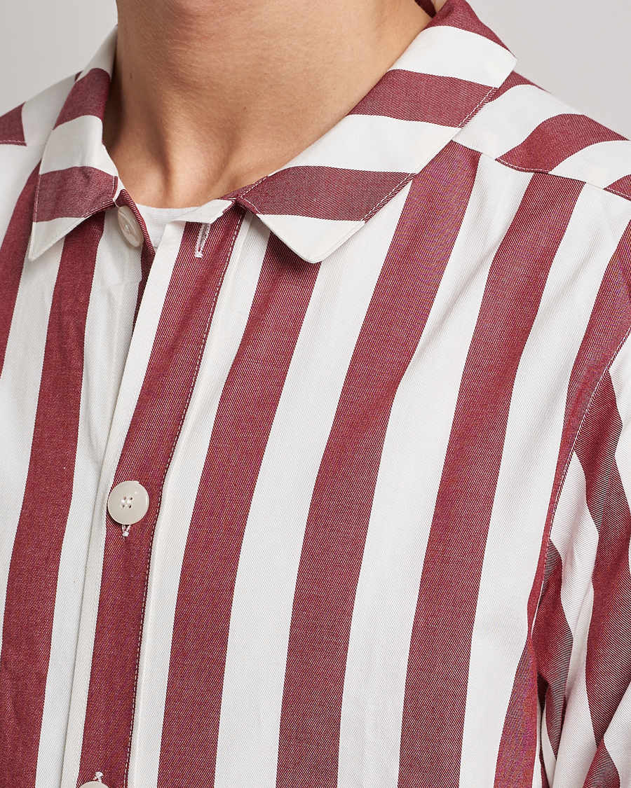 Herre | Pyjamaser og badekåper | Nufferton | Uno Striped Pyjama Set Red/White