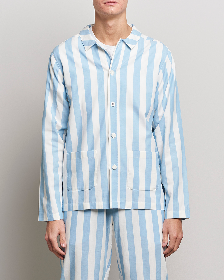 Herre | Pyjamaser | Nufferton | Uno Striped Pyjama Set Blue/White