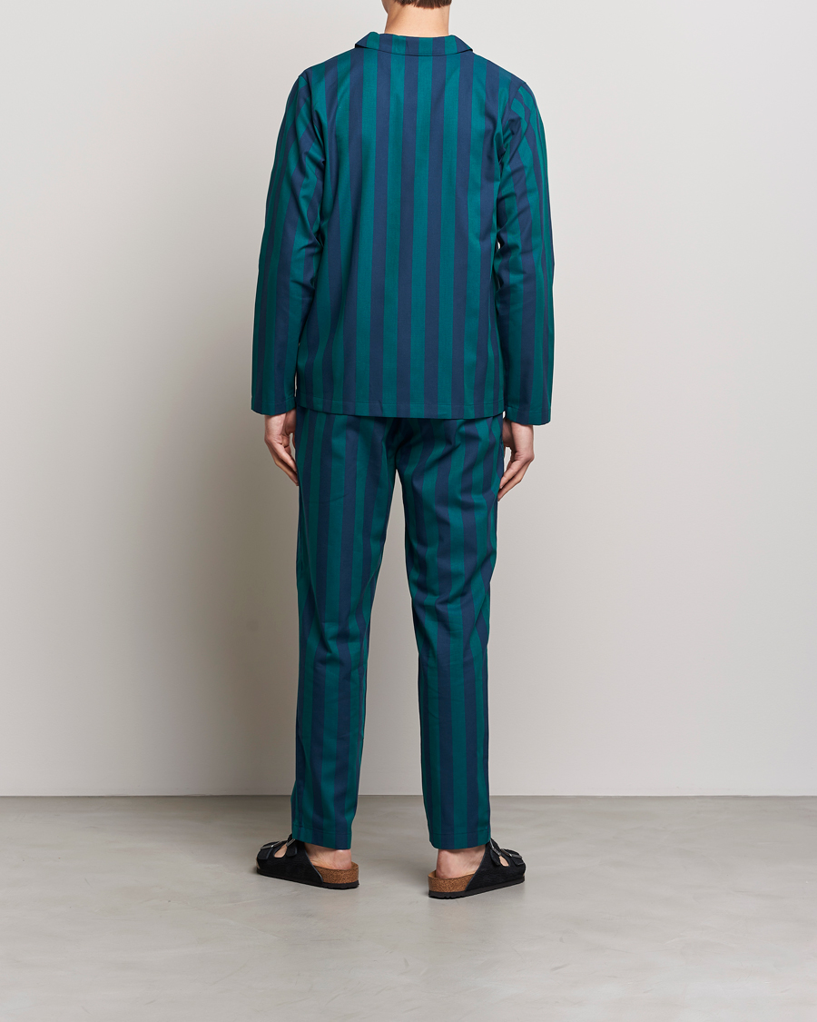 Herre | Loungewear | Nufferton | Uno Striped Pyjama Set Blue/Green